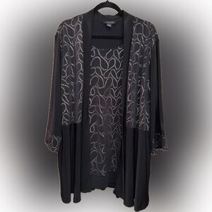 Perceptions Elegant Black Top - One Piece